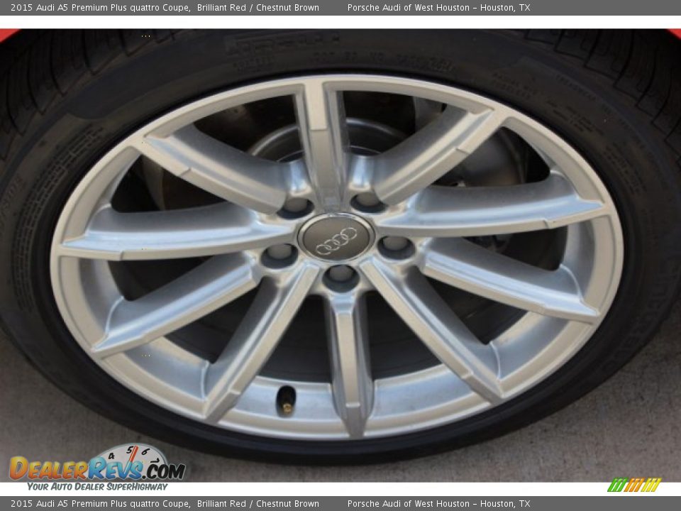 2015 Audi A5 Premium Plus quattro Coupe Brilliant Red / Chestnut Brown Photo #4