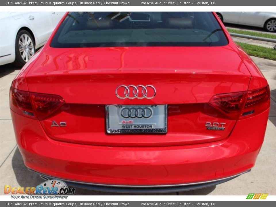 2015 Audi A5 Premium Plus quattro Coupe Brilliant Red / Chestnut Brown Photo #7