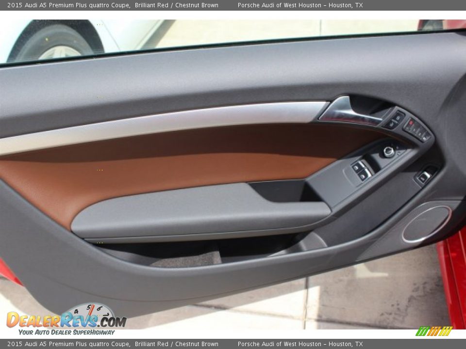 2015 Audi A5 Premium Plus quattro Coupe Brilliant Red / Chestnut Brown Photo #8