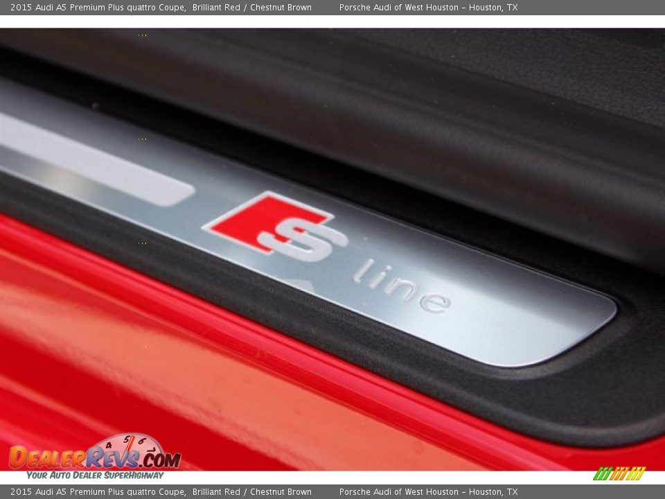 2015 Audi A5 Premium Plus quattro Coupe Brilliant Red / Chestnut Brown Photo #12