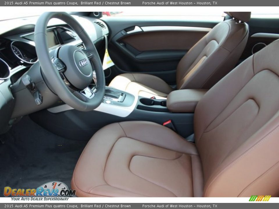 Front Seat of 2015 Audi A5 Premium Plus quattro Coupe Photo #14