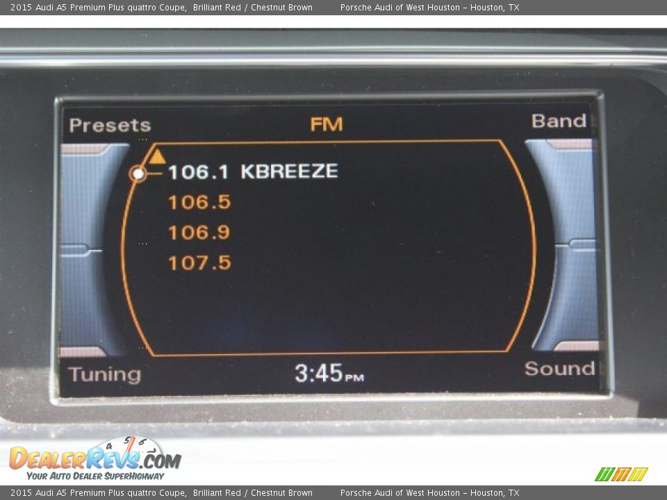 2015 Audi A5 Premium Plus quattro Coupe Brilliant Red / Chestnut Brown Photo #19