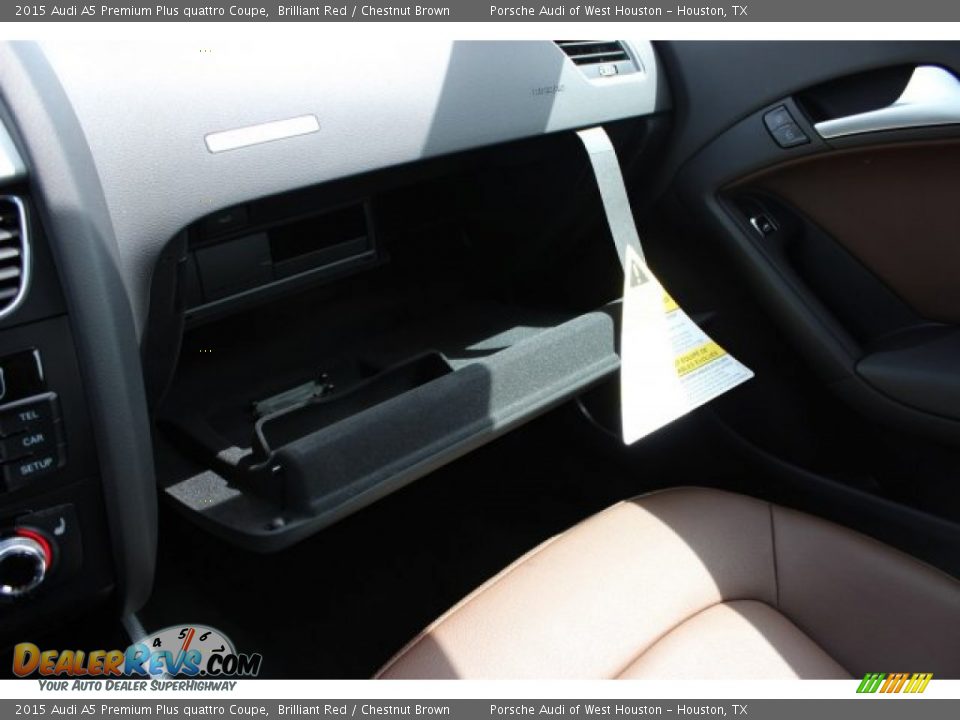 2015 Audi A5 Premium Plus quattro Coupe Brilliant Red / Chestnut Brown Photo #21