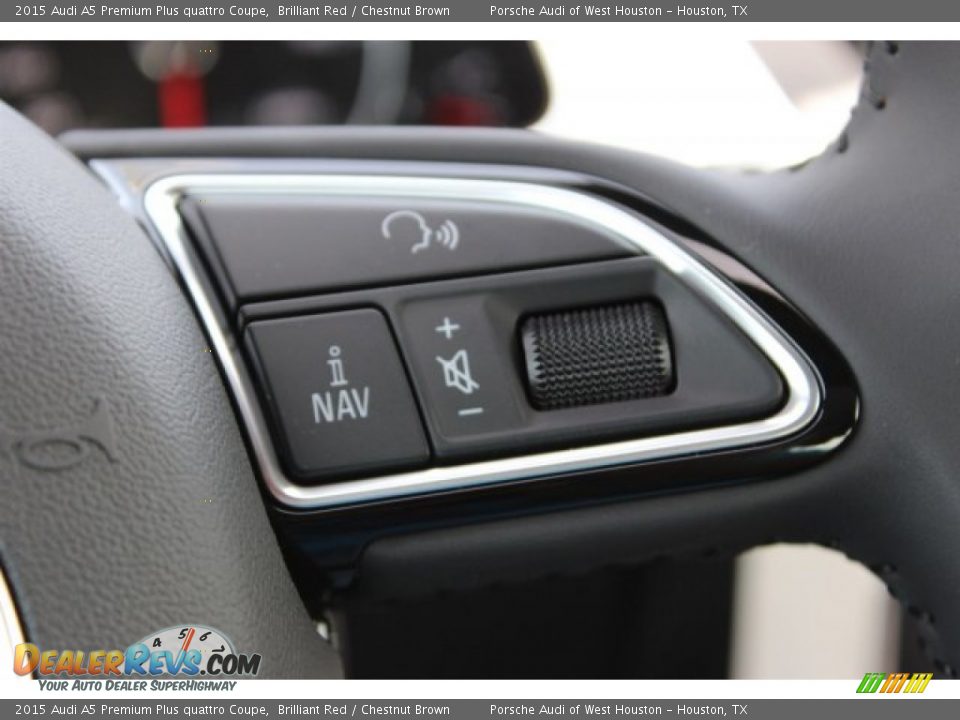 2015 Audi A5 Premium Plus quattro Coupe Brilliant Red / Chestnut Brown Photo #24