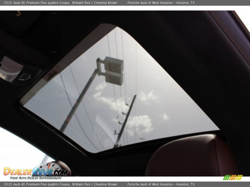2015 Audi A5 Premium Plus quattro Coupe Brilliant Red / Chestnut Brown Photo #26