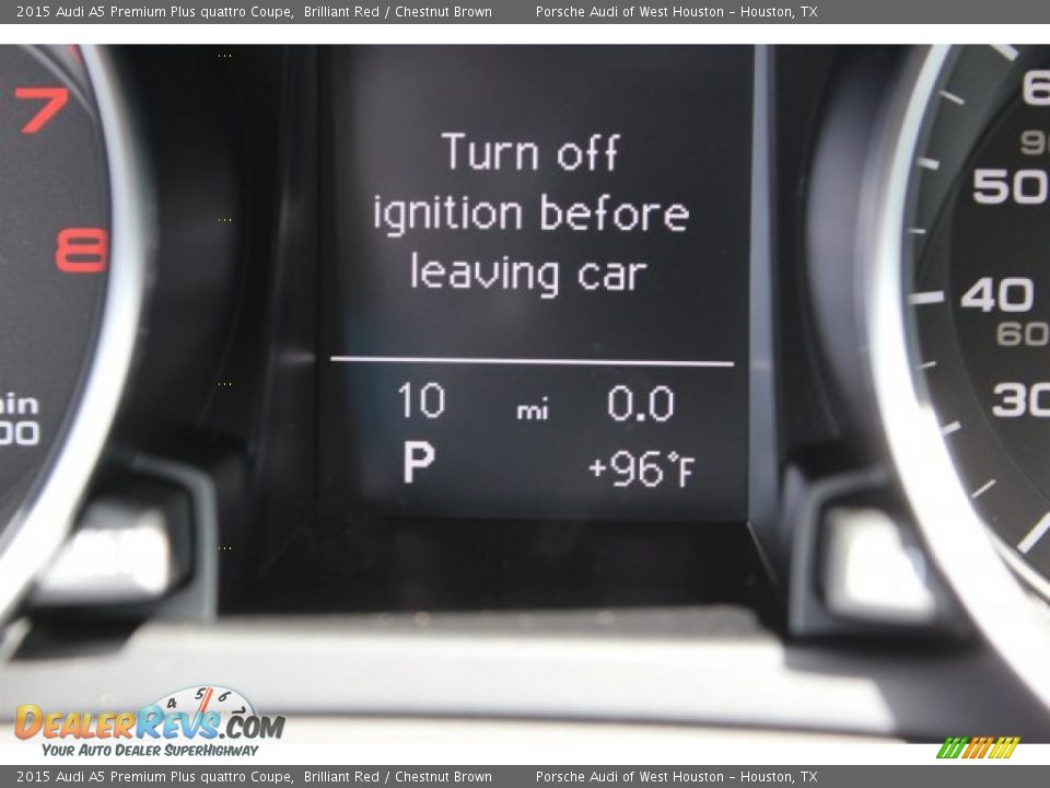 2015 Audi A5 Premium Plus quattro Coupe Brilliant Red / Chestnut Brown Photo #31