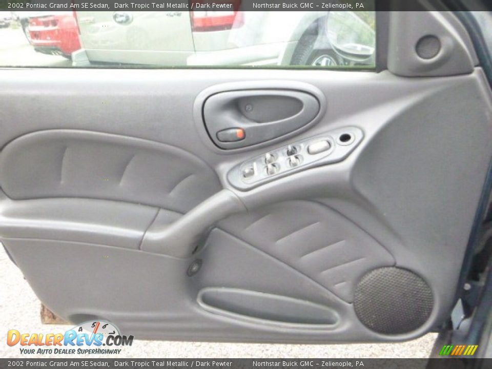 2002 Pontiac Grand Am SE Sedan Dark Tropic Teal Metallic / Dark Pewter Photo #13