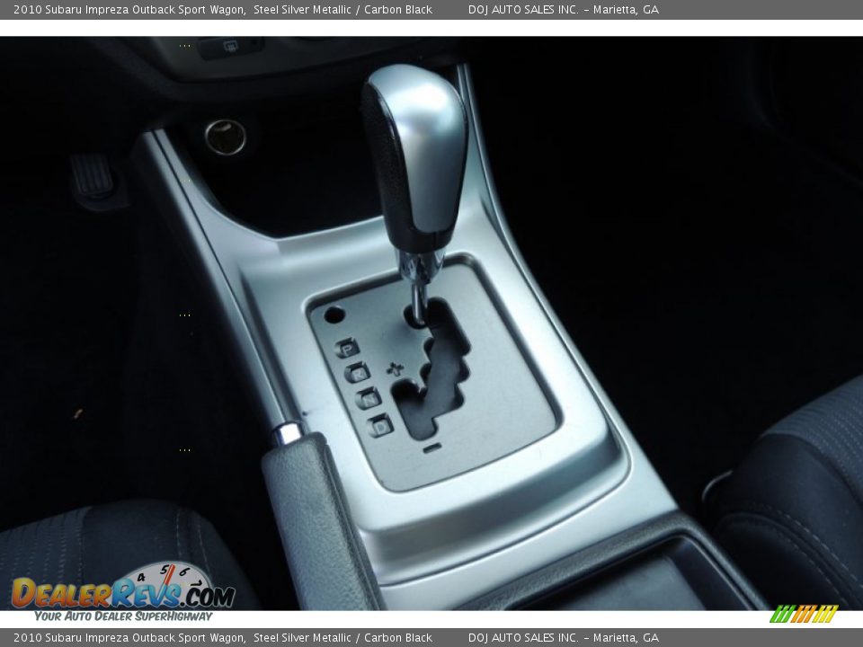 2010 Subaru Impreza Outback Sport Wagon Steel Silver Metallic / Carbon Black Photo #8