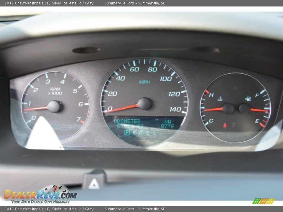 2012 Chevrolet Impala LT Silver Ice Metallic / Gray Photo #25