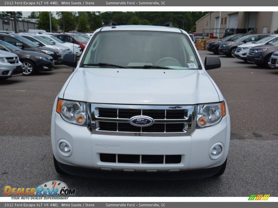 2012 Ford Escape XLT V6 4WD White Suede / Stone Photo #3
