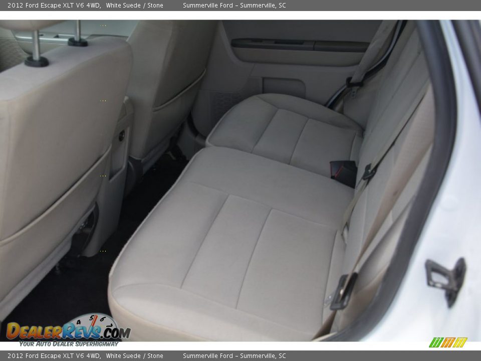 2012 Ford Escape XLT V6 4WD White Suede / Stone Photo #14