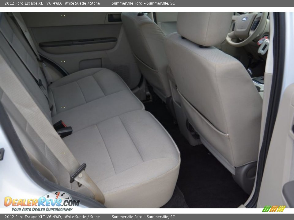 2012 Ford Escape XLT V6 4WD White Suede / Stone Photo #17