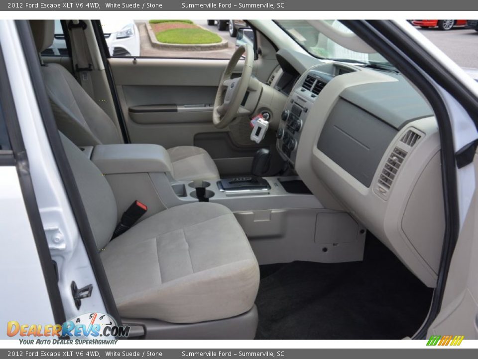 2012 Ford Escape XLT V6 4WD White Suede / Stone Photo #20