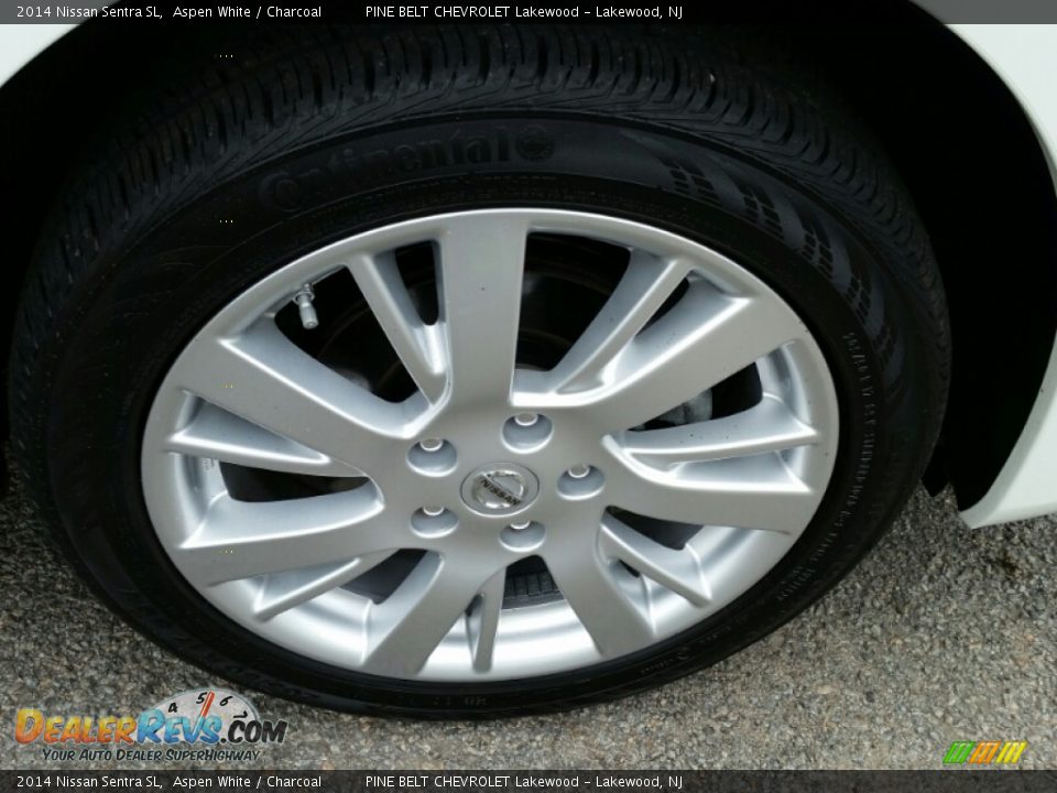 2014 Nissan Sentra SL Aspen White / Charcoal Photo #4