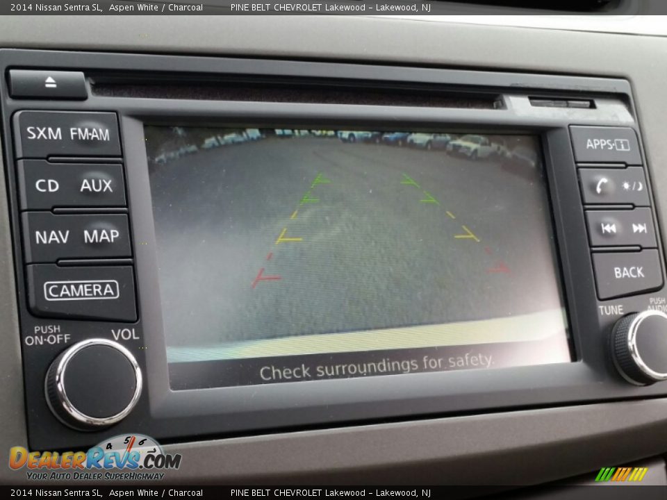 2014 Nissan Sentra SL Aspen White / Charcoal Photo #18