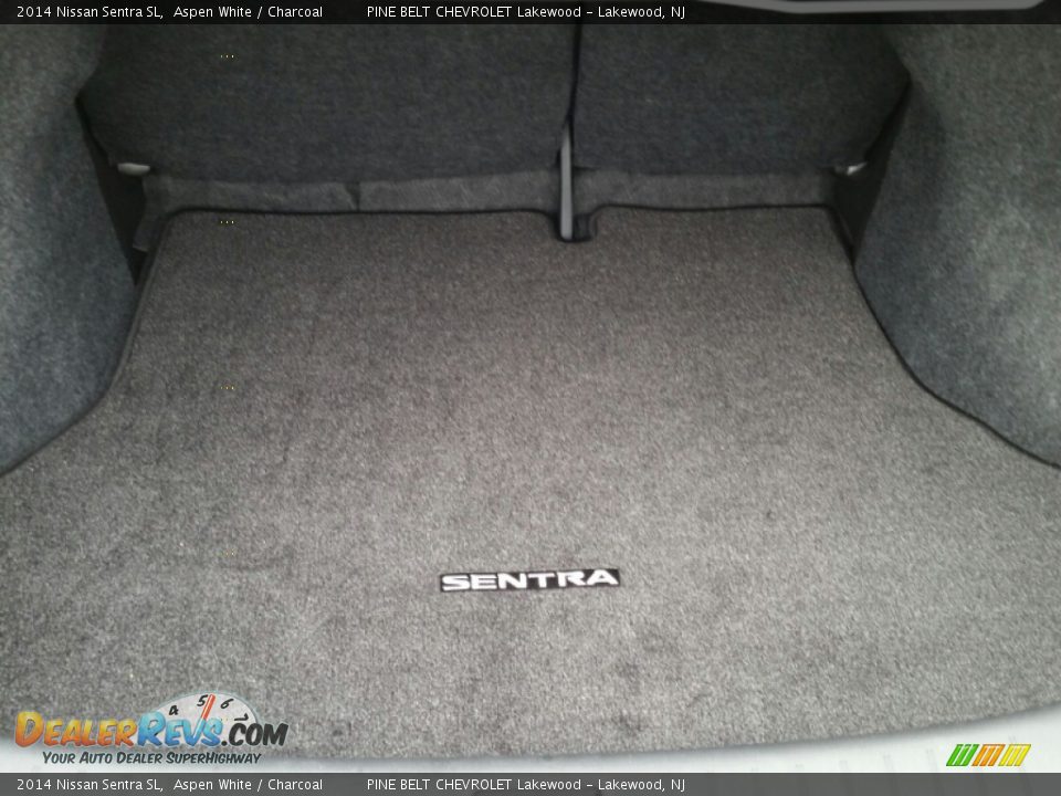 2014 Nissan Sentra SL Aspen White / Charcoal Photo #22