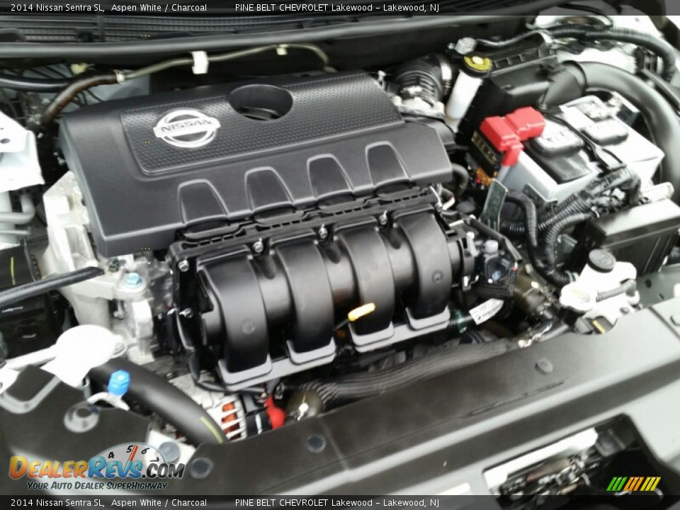 2014 Nissan Sentra SL Aspen White / Charcoal Photo #26