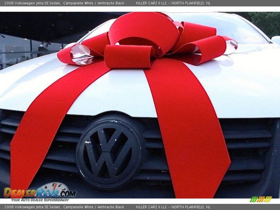 2008 Volkswagen Jetta SE Sedan Campanella White / Anthracite Black Photo #11