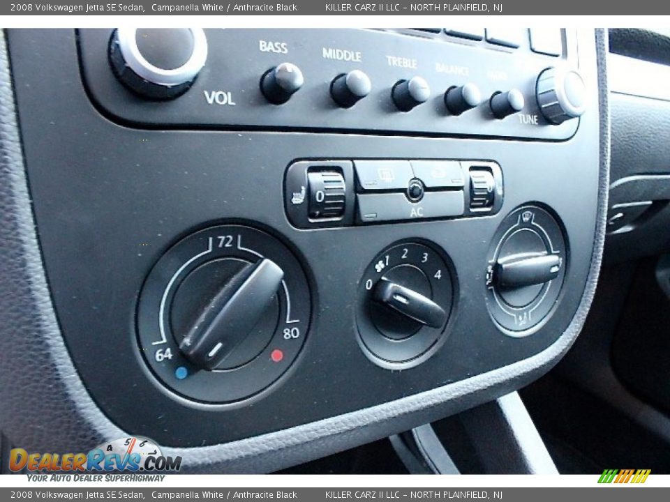 2008 Volkswagen Jetta SE Sedan Campanella White / Anthracite Black Photo #19