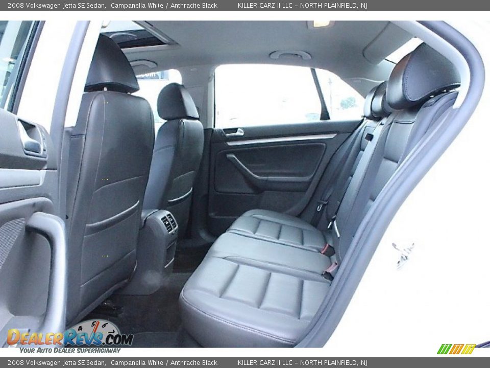 2008 Volkswagen Jetta SE Sedan Campanella White / Anthracite Black Photo #21