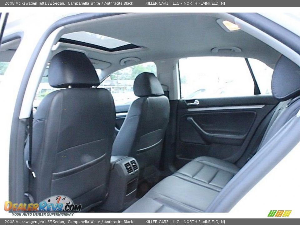 2008 Volkswagen Jetta SE Sedan Campanella White / Anthracite Black Photo #22