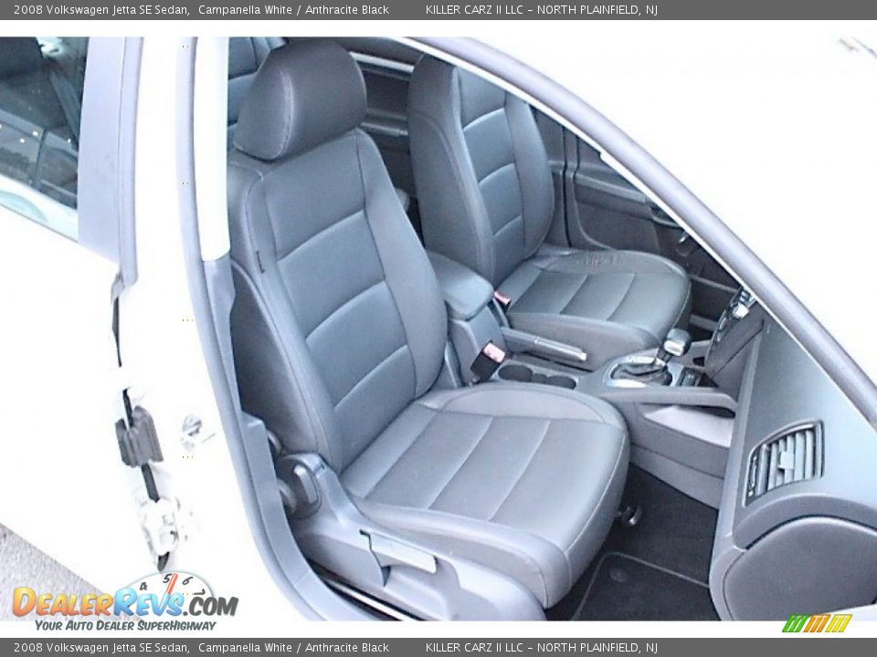 2008 Volkswagen Jetta SE Sedan Campanella White / Anthracite Black Photo #27