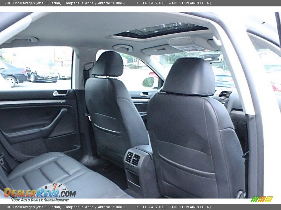 2008 Volkswagen Jetta SE Sedan Campanella White / Anthracite Black Photo #29