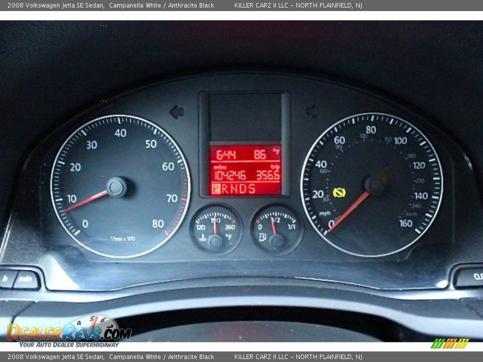 2008 Volkswagen Jetta SE Sedan Campanella White / Anthracite Black Photo #33