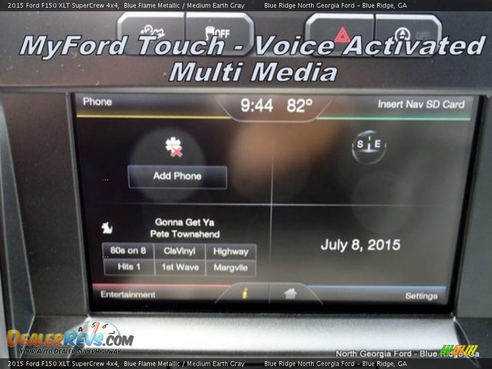 2015 Ford F150 XLT SuperCrew 4x4 Blue Flame Metallic / Medium Earth Gray Photo #21