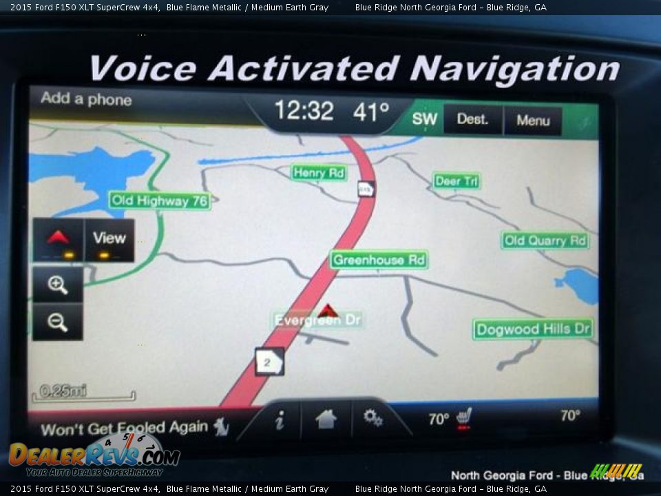 2015 Ford F150 XLT SuperCrew 4x4 Blue Flame Metallic / Medium Earth Gray Photo #23