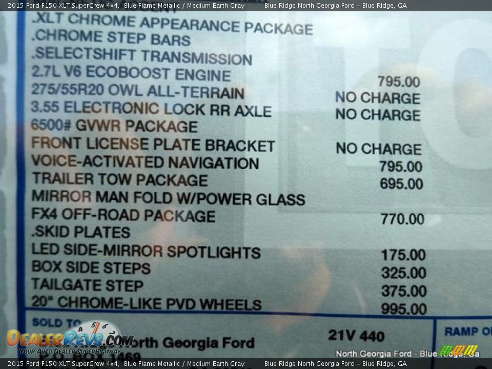 2015 Ford F150 XLT SuperCrew 4x4 Blue Flame Metallic / Medium Earth Gray Photo #30