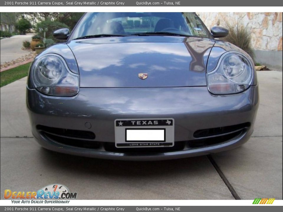 2001 Porsche 911 Carrera Coupe Seal Grey Metallic / Graphite Grey Photo #18