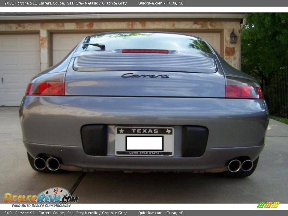 2001 Porsche 911 Carrera Coupe Seal Grey Metallic / Graphite Grey Photo #21