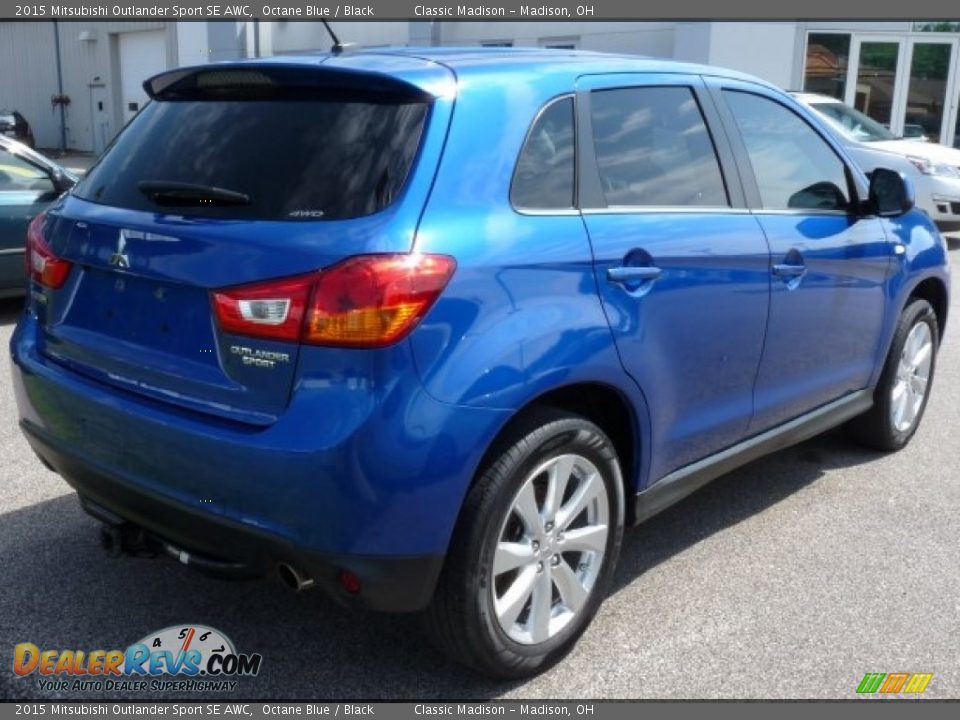2015 Mitsubishi Outlander Sport SE AWC Octane Blue / Black Photo #1
