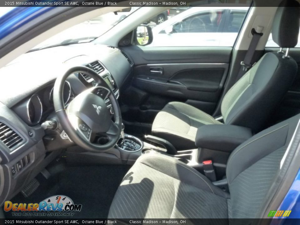 2015 Mitsubishi Outlander Sport SE AWC Octane Blue / Black Photo #3