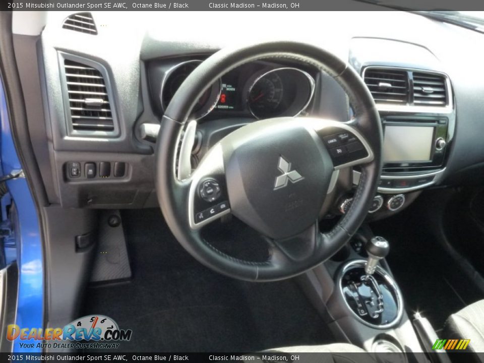 2015 Mitsubishi Outlander Sport SE AWC Octane Blue / Black Photo #4