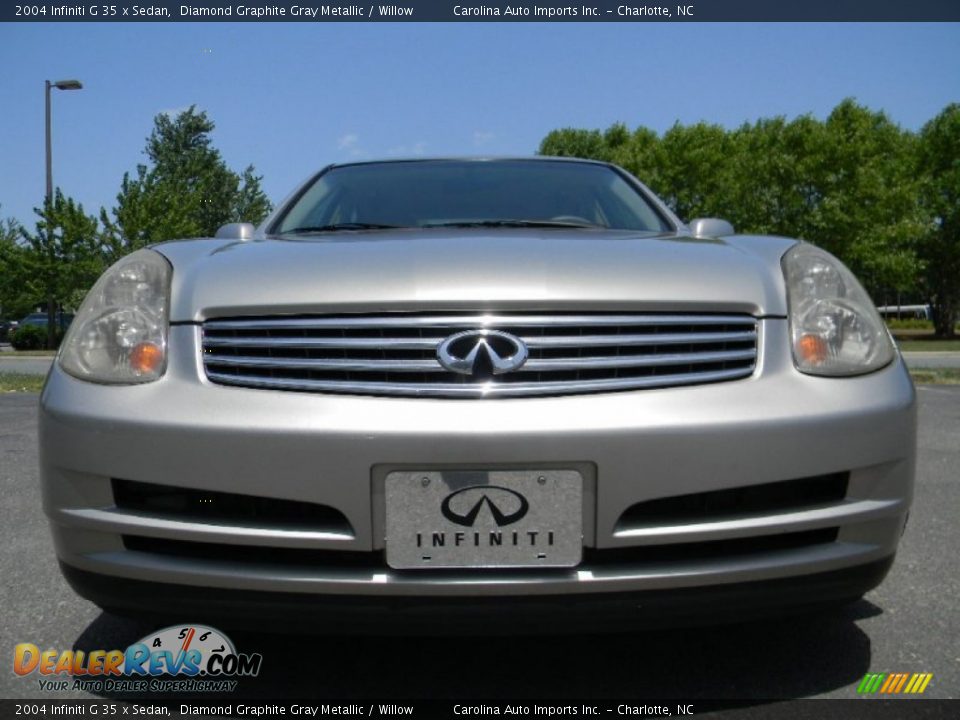 2004 Infiniti G 35 x Sedan Diamond Graphite Gray Metallic / Willow Photo #4