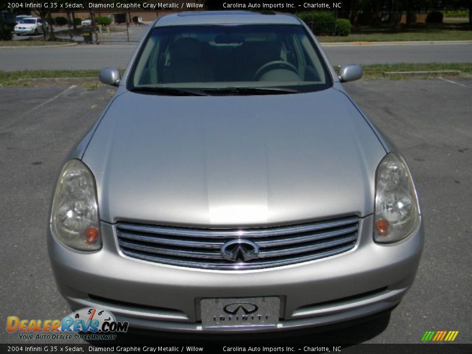 2004 Infiniti G 35 x Sedan Diamond Graphite Gray Metallic / Willow Photo #5
