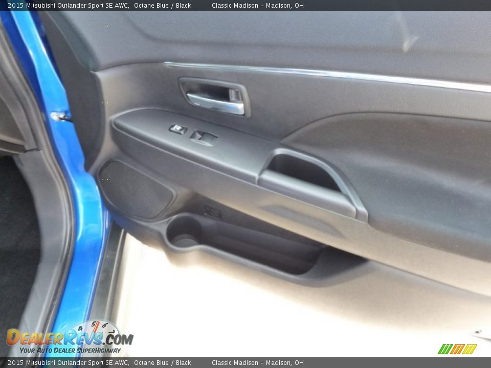 2015 Mitsubishi Outlander Sport SE AWC Octane Blue / Black Photo #12