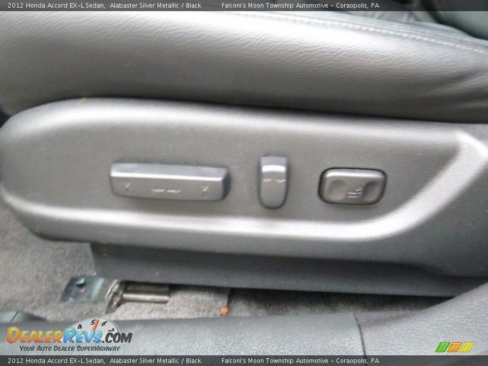 2012 Honda Accord EX-L Sedan Alabaster Silver Metallic / Black Photo #21