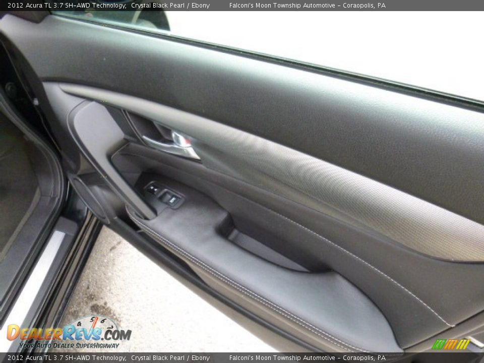 2012 Acura TL 3.7 SH-AWD Technology Crystal Black Pearl / Ebony Photo #12