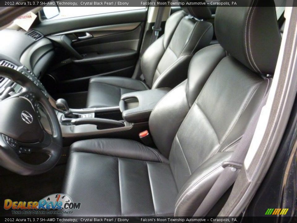 2012 Acura TL 3.7 SH-AWD Technology Crystal Black Pearl / Ebony Photo #14