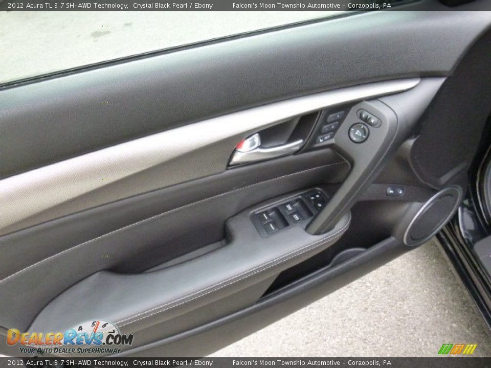 2012 Acura TL 3.7 SH-AWD Technology Crystal Black Pearl / Ebony Photo #17