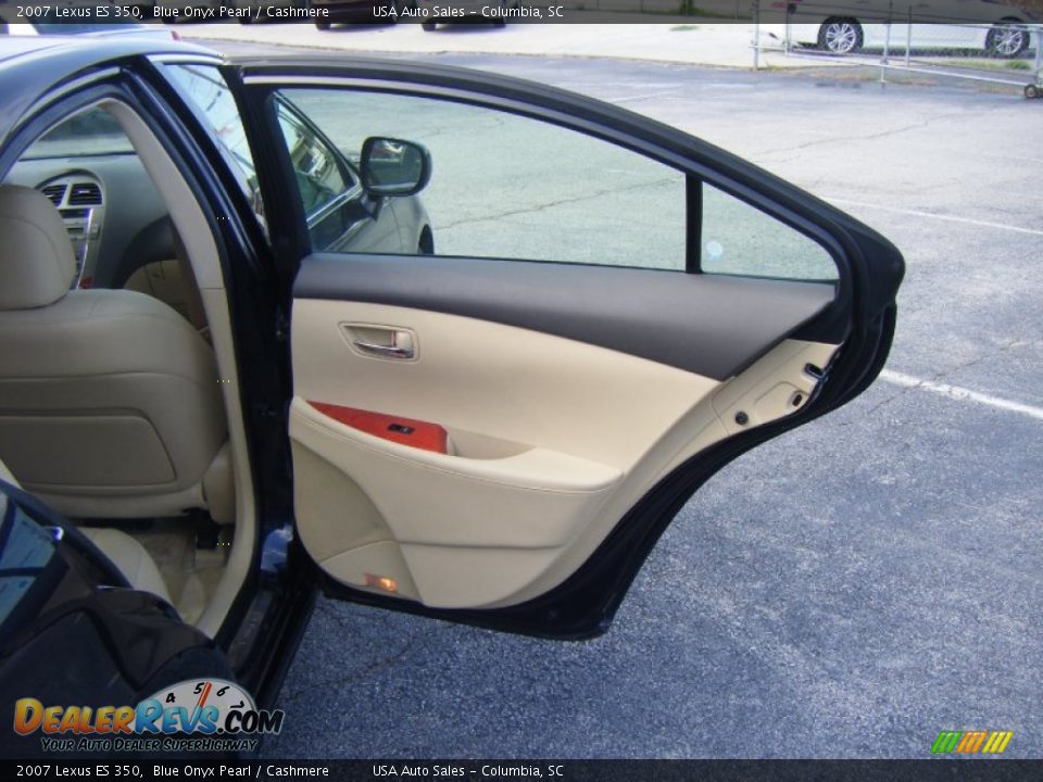 2007 Lexus ES 350 Blue Onyx Pearl / Cashmere Photo #12