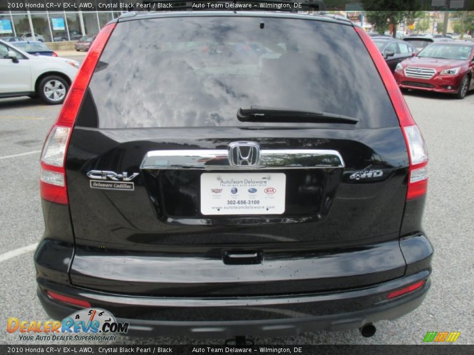 2010 Honda CR-V EX-L AWD Crystal Black Pearl / Black Photo #7