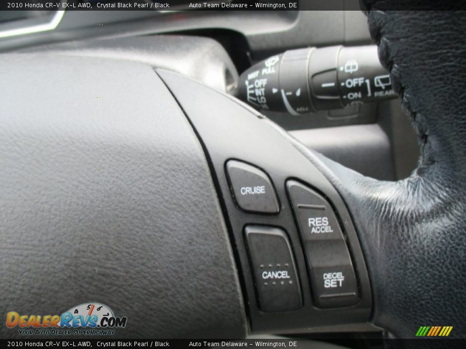 2010 Honda CR-V EX-L AWD Crystal Black Pearl / Black Photo #13