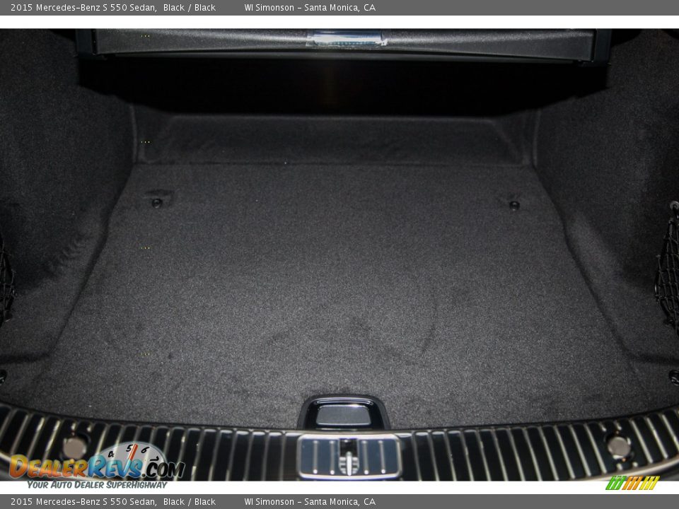 2015 Mercedes-Benz S 550 Sedan Black / Black Photo #5