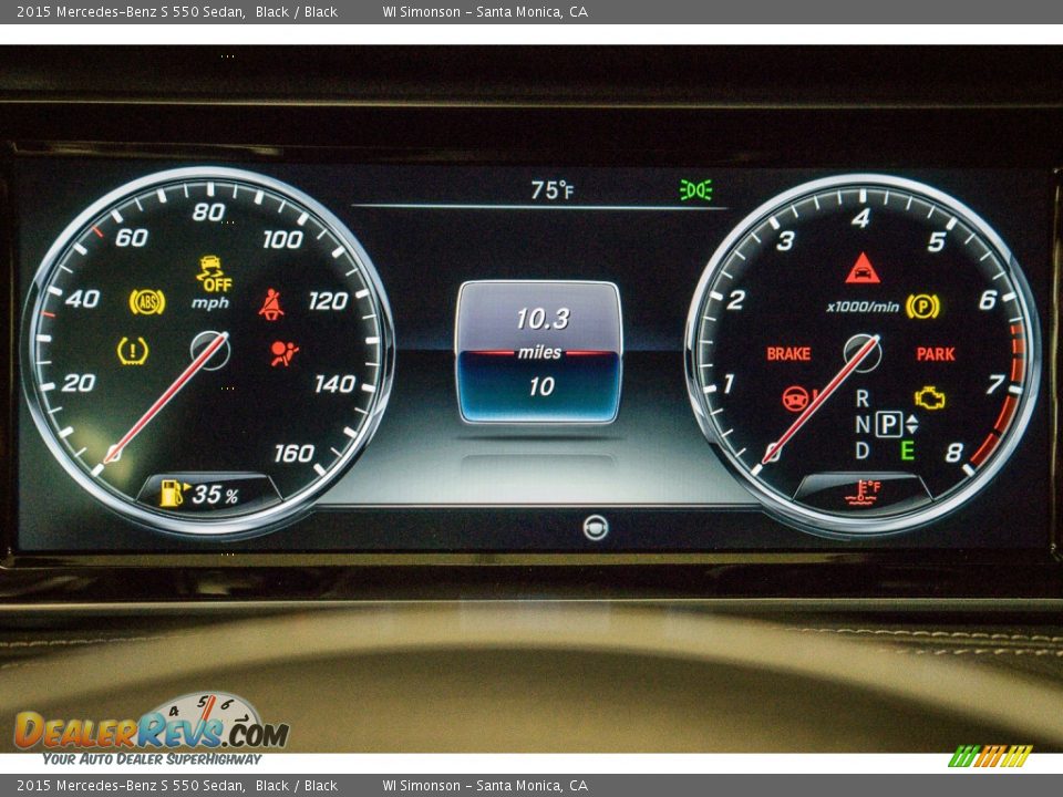 2015 Mercedes-Benz S 550 Sedan Black / Black Photo #7