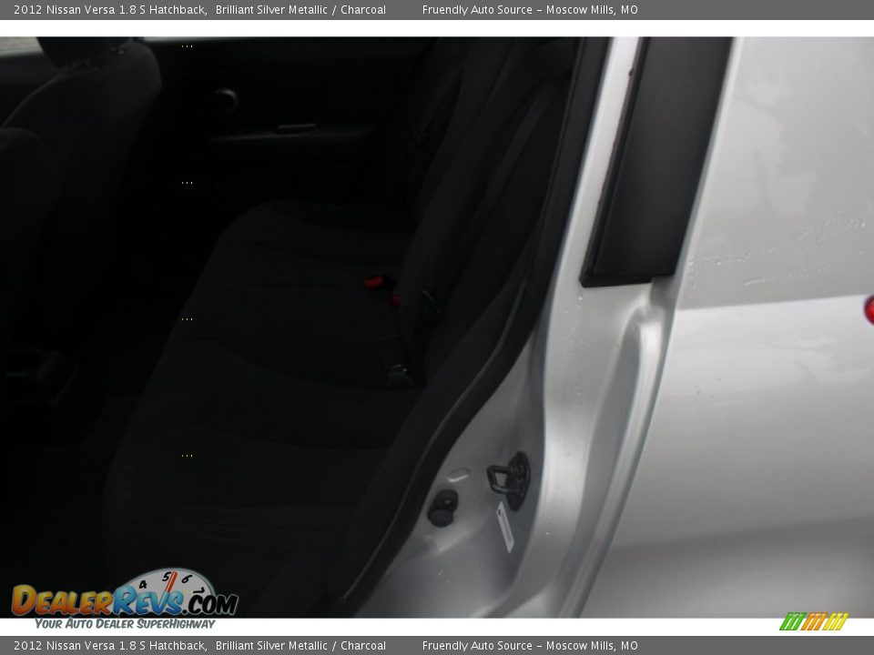 2012 Nissan Versa 1.8 S Hatchback Brilliant Silver Metallic / Charcoal Photo #20