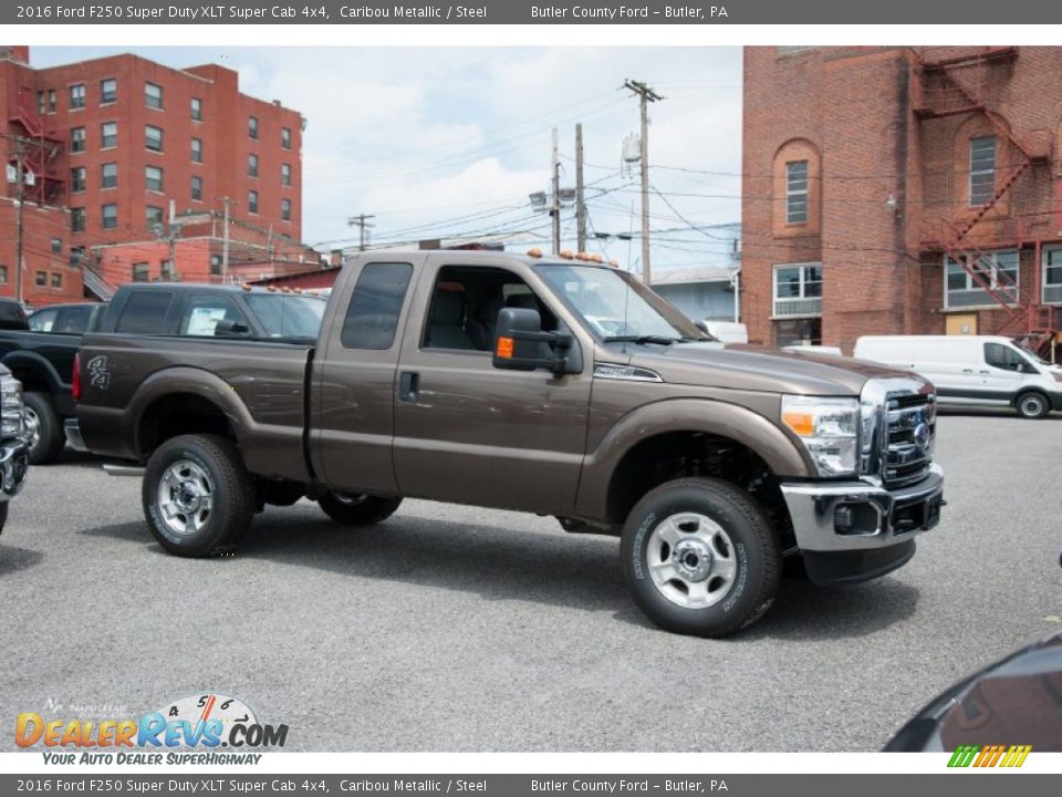 2016 Ford F250 Super Duty XLT Super Cab 4x4 Caribou Metallic / Steel Photo #2